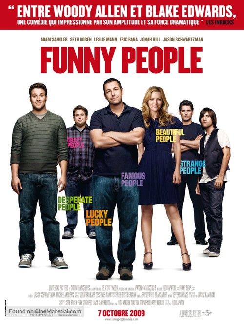 Funny People - French Movie Poster