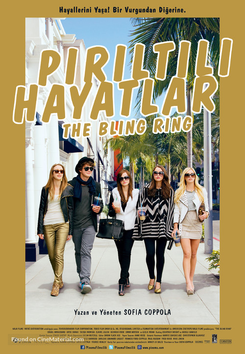 The Bling Ring - Turkish Movie Poster