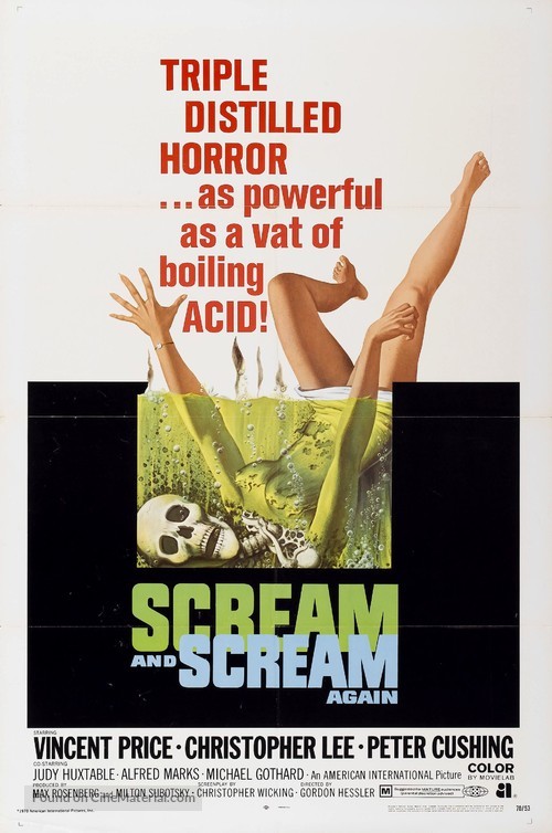 Scream and Scream Again - Movie Poster