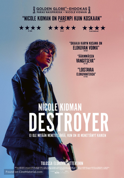 Destroyer - Finnish Movie Poster
