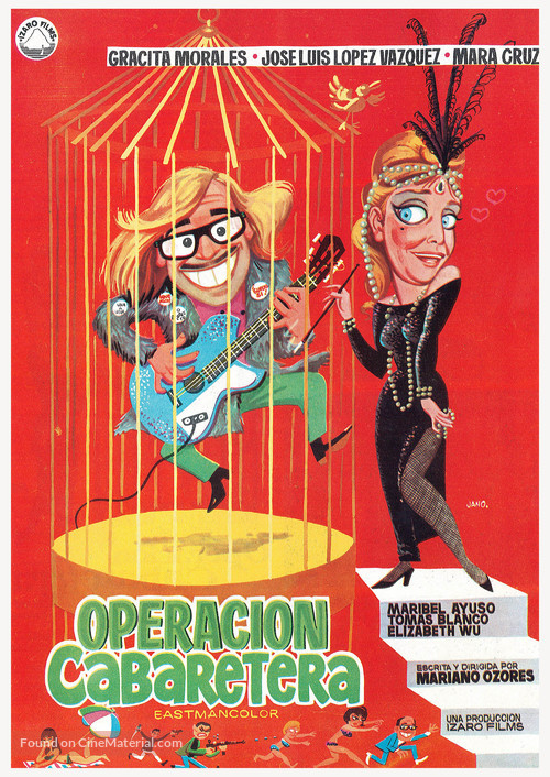 Operaci&oacute;n cabaretera - Spanish Movie Poster