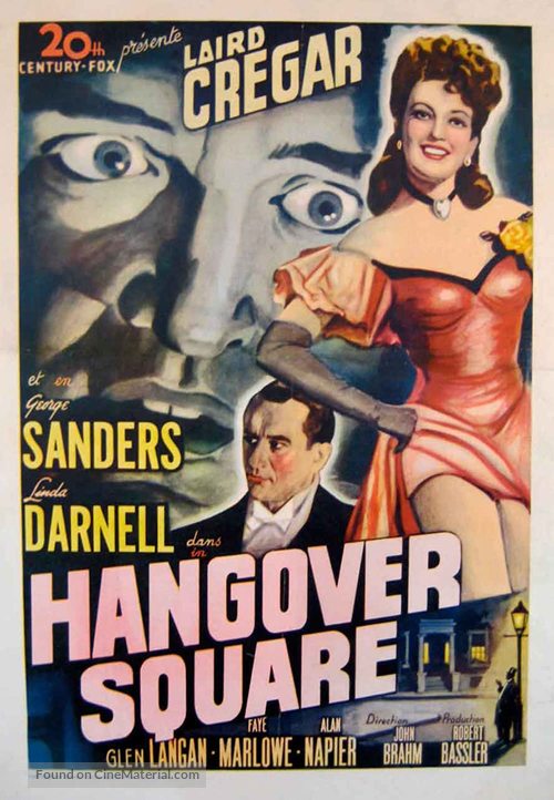 Hangover Square - Belgian Movie Poster