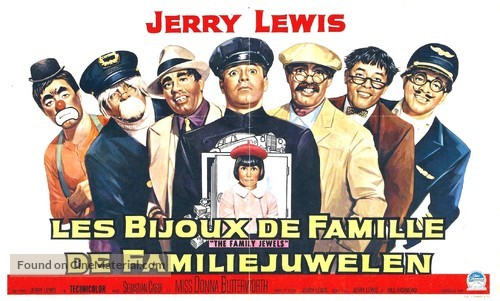 The Family Jewels - Belgian Movie Poster