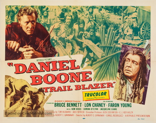 Daniel Boone, Trail Blazer - Movie Poster