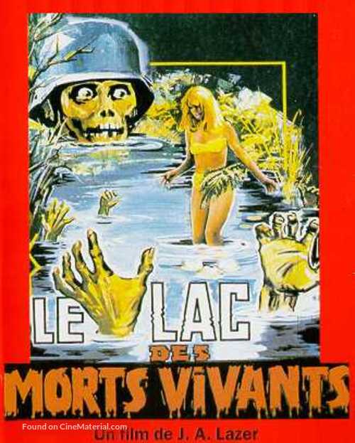 Le lac des morts vivants - French Movie Poster
