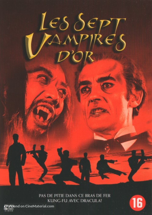 The Legend of the 7 Golden Vampires - Dutch DVD movie cover