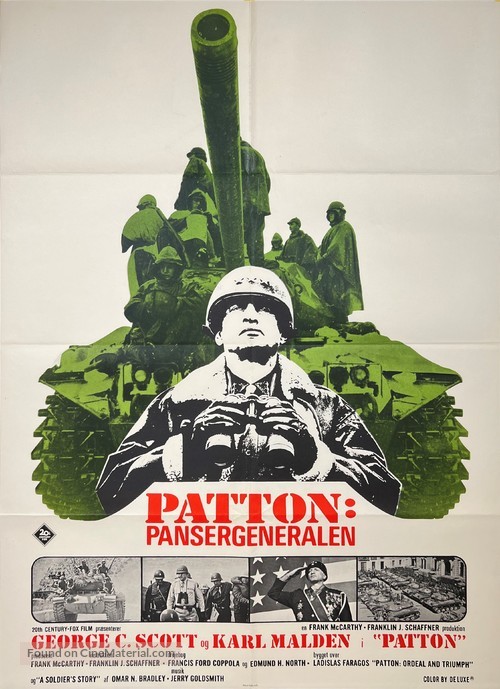 Patton - Danish Movie Poster