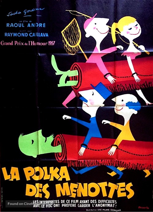 La polka des menottes - French Movie Poster