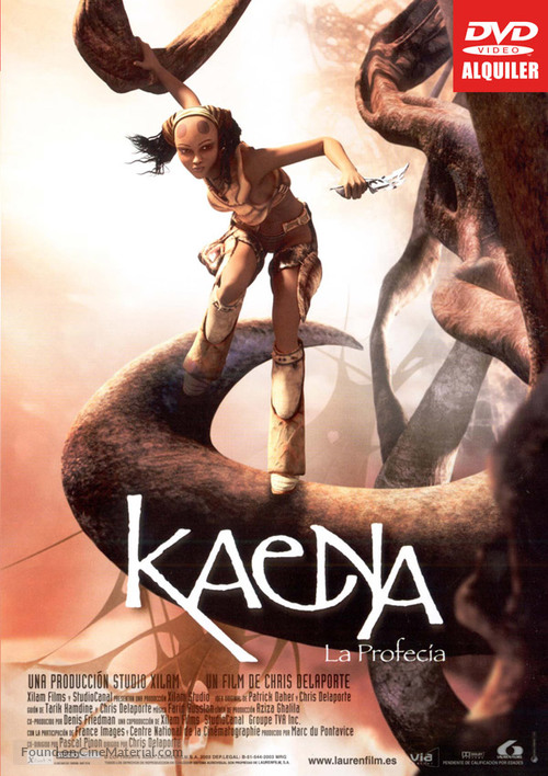 Kaena - Spanish DVD movie cover
