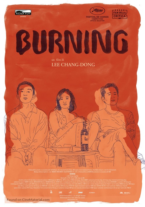 Barn Burning - Italian Movie Poster