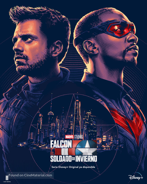 &quot;The Falcon and the Winter Soldier&quot; - Spanish Movie Poster