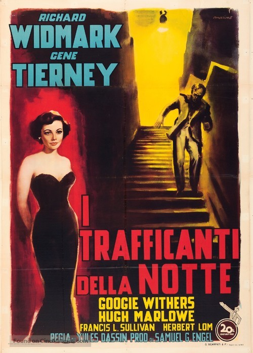 Night and the City - Italian Movie Poster