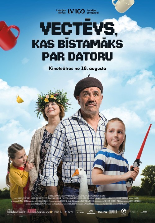 Vectevs, kas bistamaks par datoru - Latvian Movie Poster