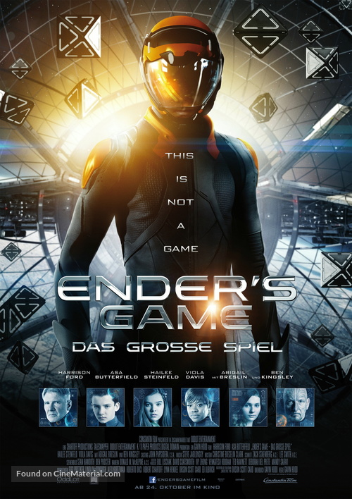 Ender&#039;s Game - German Movie Poster