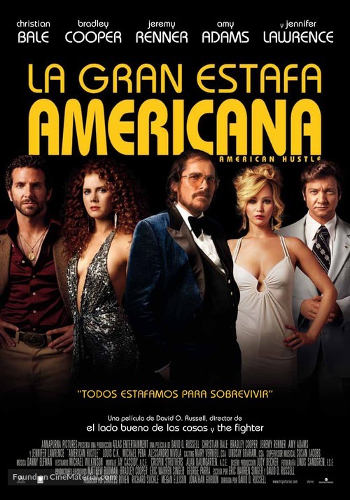 American Hustle - Spanish Movie Poster