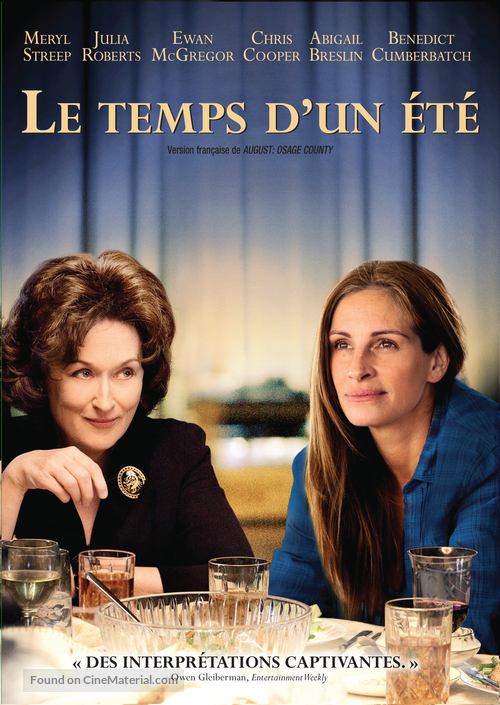August: Osage County - Canadian DVD movie cover