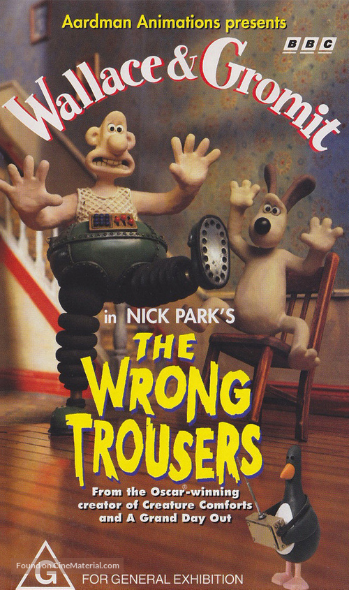 The Wrong Trousers - Australian Movie Cover
