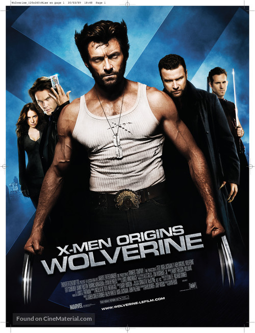 X-Men Origins: Wolverine - French Movie Poster