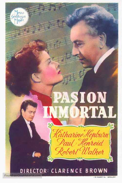 Song of Love - Spanish Movie Poster