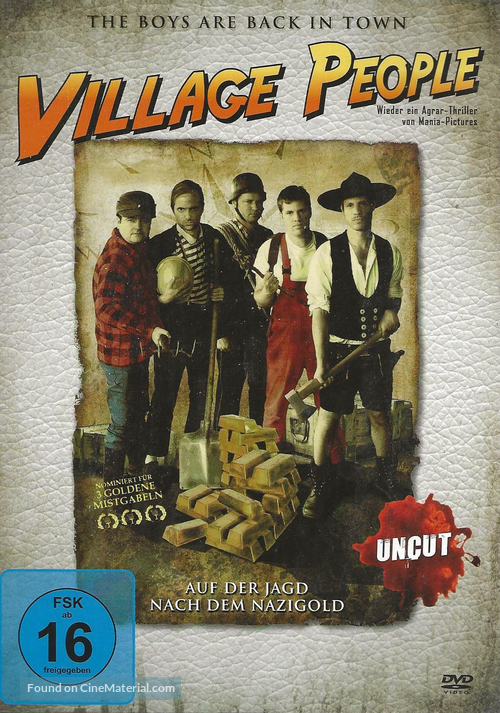 Village People 2 - Auf der Jagd nach dem Nazigold - German Movie Cover