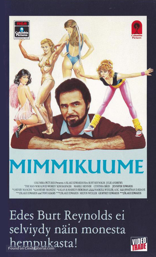 The Man Who Loved Women - Finnish VHS movie cover