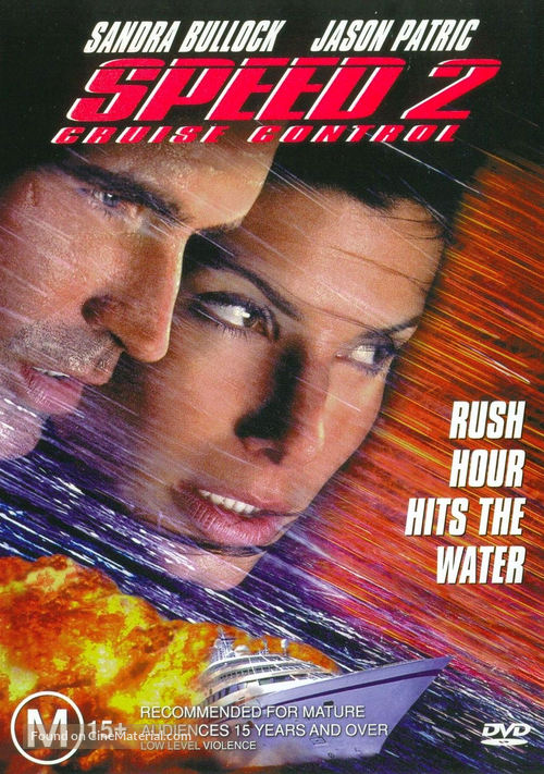 Speed 2: Cruise Control - Australian DVD movie cover