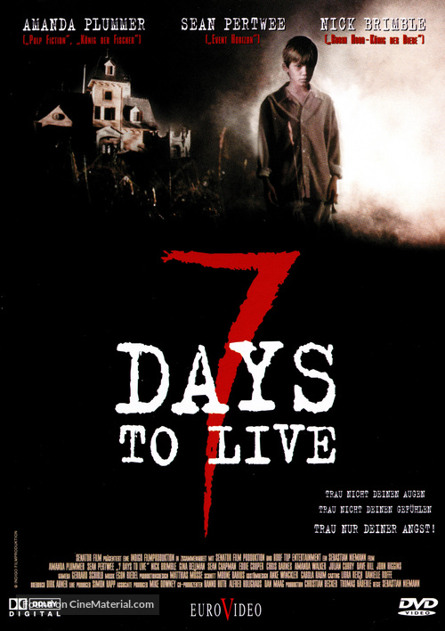 Seven Days to Live - German DVD movie cover