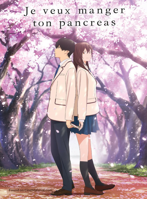 Kimi no suiz&ocirc; wo tabetai - French DVD movie cover