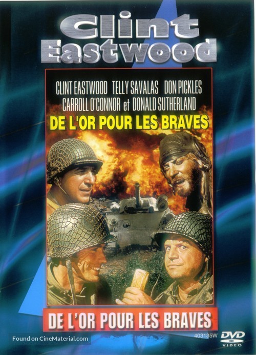 Kelly&#039;s Heroes - French Movie Cover