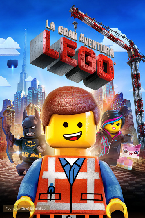 The Lego Movie - Argentinian DVD movie cover