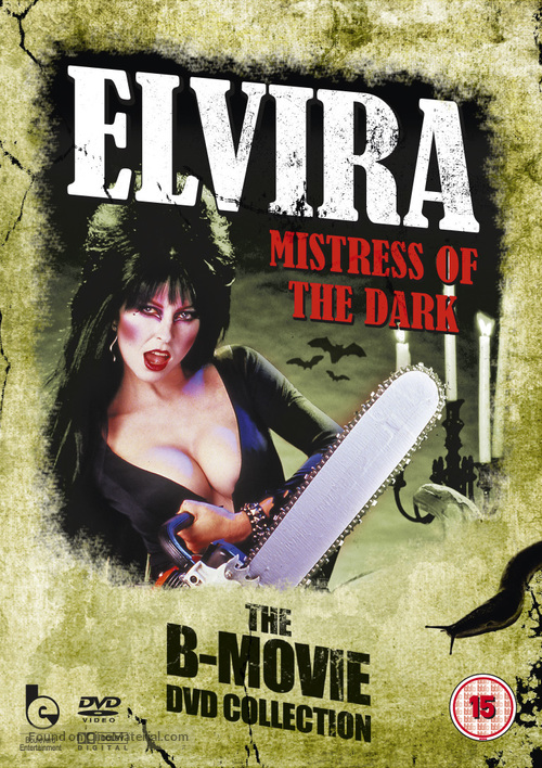 Elvira, Mistress of the Dark - British DVD movie cover