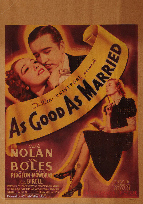 As Good as Married - Movie Poster