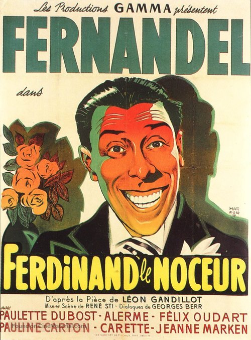 Ferdinand le noceur - French Movie Poster