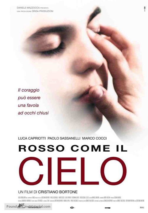 Rosso come il cielo - Italian Movie Poster