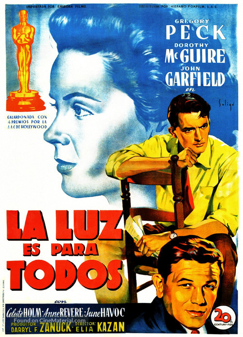 Gentleman&#039;s Agreement - Spanish Movie Poster
