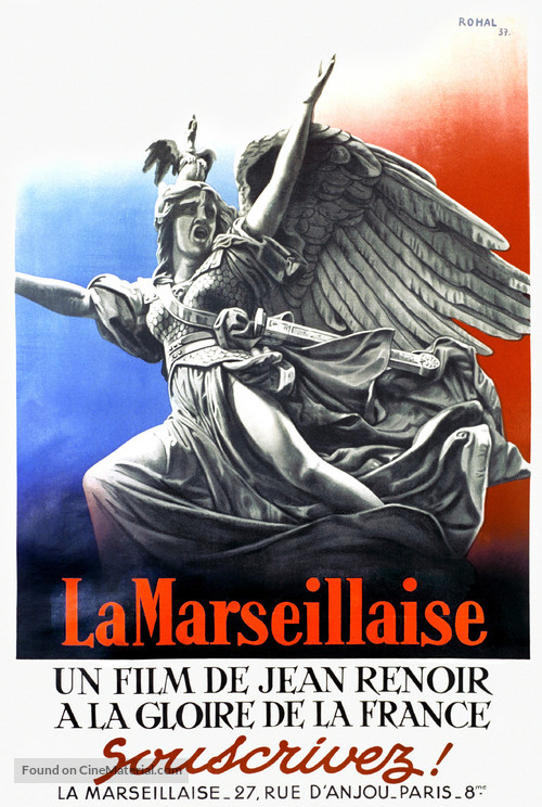 Resultado de imagem para la marseillaise 1938 poster