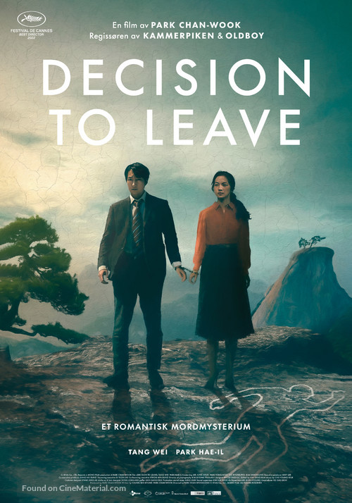 Decision to Leave - Norwegian Movie Poster