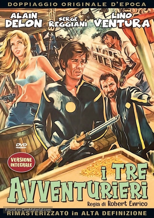 Les aventuriers - Italian DVD movie cover