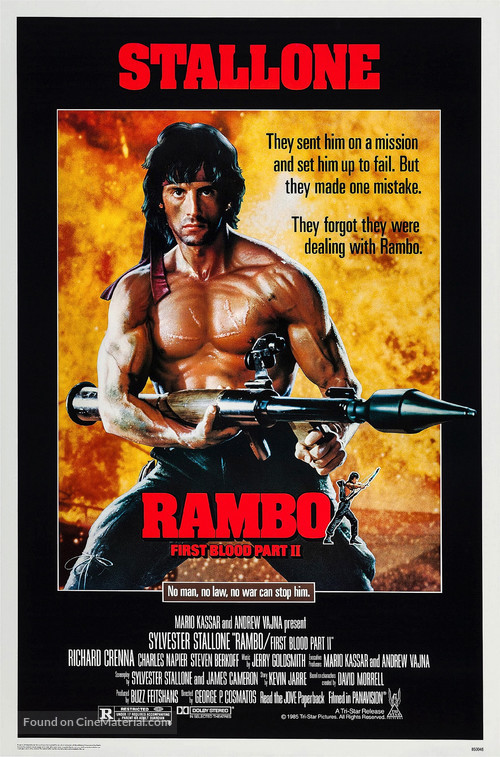 Rambo: First Blood Part II - Movie Poster