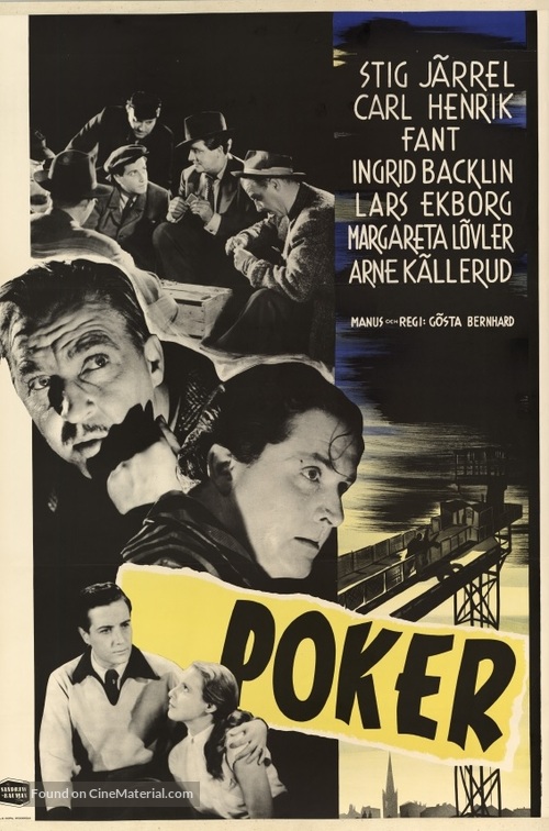 Poker - Swedish Movie Poster