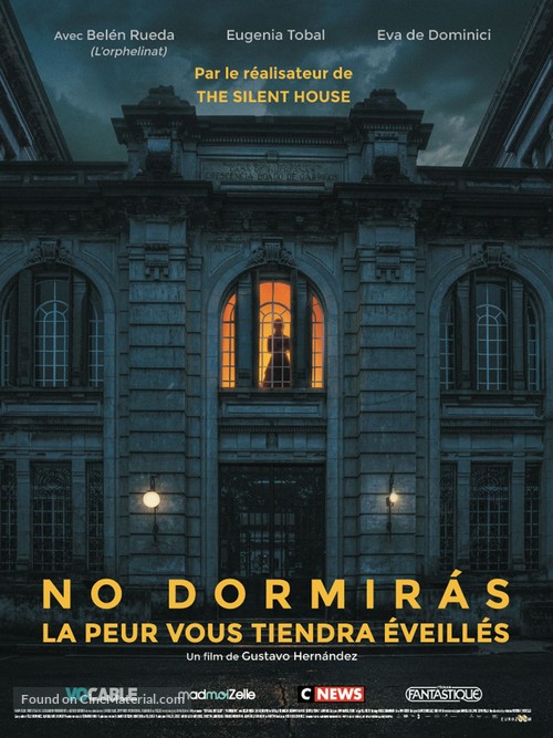 No dormir&aacute;s - French Movie Poster