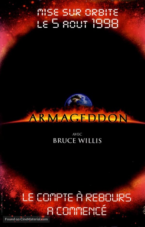 Armageddon - French Movie Poster