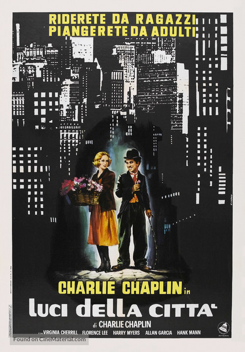 City Lights - Italian Re-release movie poster