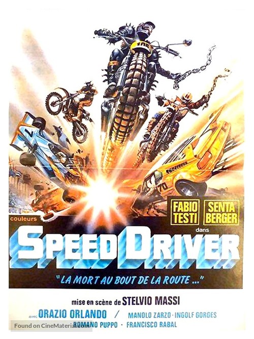 Speed Driver - French Movie Poster