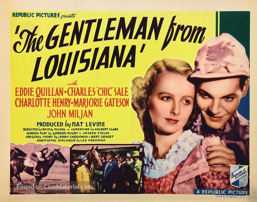 The Gentleman from Louisiana - Movie Poster
