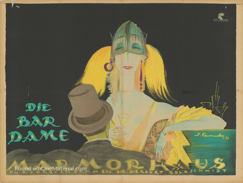 Bardame - German Movie Poster