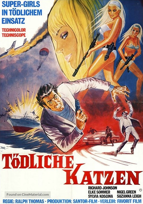 Deadlier Than the Male - German Movie Poster