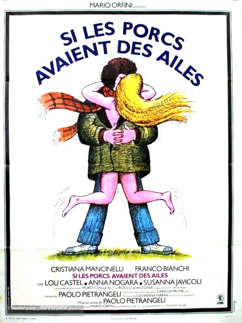 Porci con le ali - French Movie Poster