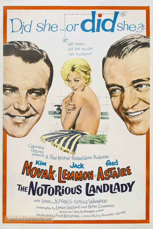 The Notorious Landlady - Movie Poster