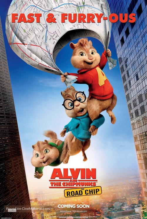 Alvin and the Chipmunks: The Road Chip - Theatrical movie poster